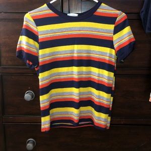 striped colorful tee